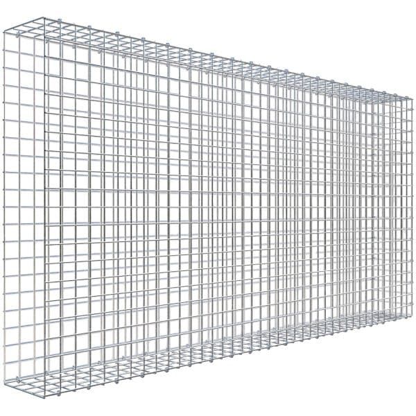 Gabiona C-Ring-Gabione-Anbaukorb Typ 2 100 x 200 x 20 cm Maschenw 5 x 5 cm