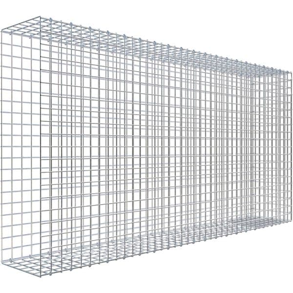 Gabiona C-Ring-Gabione-Anbaukorb Typ 2 100 x 200 x 30 cm Maschenw 5 x 5 cm