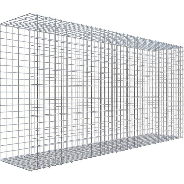 Gabiona C-Ring-Gabione-Anbaukorb Typ 2 100 x 200 x 40 cm Maschenw 5 x 5 cm