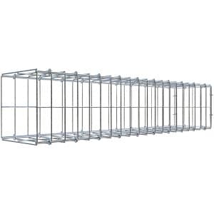 Gabiona C-Ring-Gabione-Anbaukorb Typ 2 20 x 100 x 20 cm Maschenw 5 x 10 cm