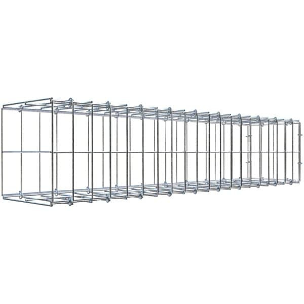 Gabiona C-Ring-Gabione-Anbaukorb Typ 2 20 x 100 x 20 cm Maschenw 5 x 10 cm