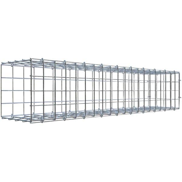 Gabiona C-Ring-Gabione-Anbaukorb Typ 2 20 x 100 x 20 cm Maschenw 5 x 5 cm