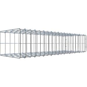 Gabiona C-Ring-Gabione-Anbaukorb Typ 2 20 x 100 x 30 cm Maschenw 5 x 10 cm