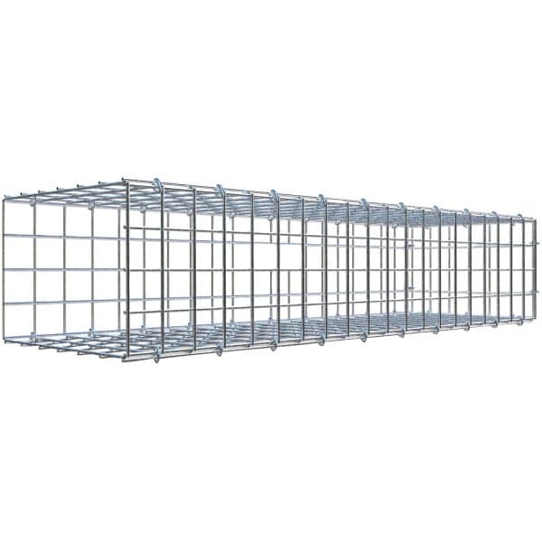 Gabiona C-Ring-Gabione-Anbaukorb Typ 2 20 x 100 x 30 cm Maschenw 5 x 5 cm