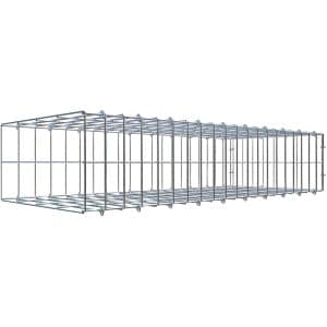 Gabiona C-Ring-Gabione-Anbaukorb Typ 2 20 x 100 x 40 cm Maschenw 5 x 10 cm