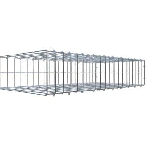Gabiona C-Ring-Gabione-Anbaukorb Typ 2 20 x 100 x 50 cm Maschenw 5 x 10 cm