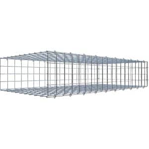 Gabiona C-Ring-Gabione-Anbaukorb Typ 2 20 x 100 x 50 cm Maschenw 5 x 5 cm