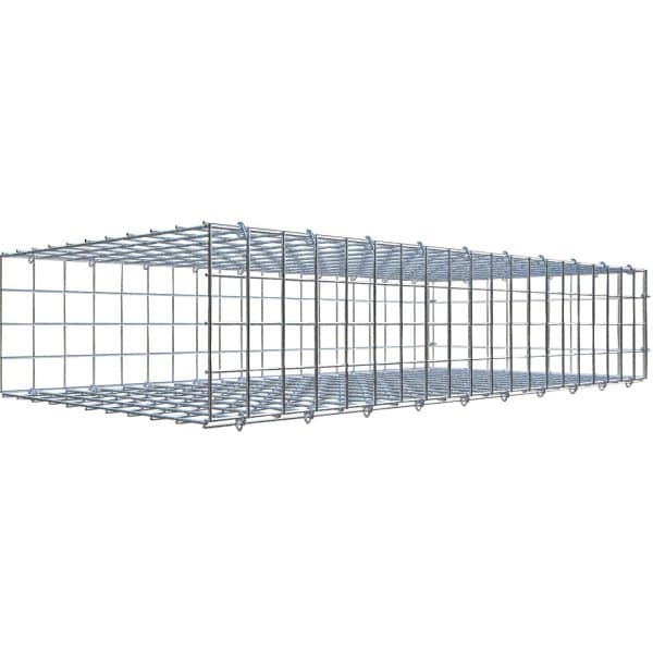 Gabiona C-Ring-Gabione-Anbaukorb Typ 2 20 x 100 x 50 cm Maschenw 5 x 5 cm