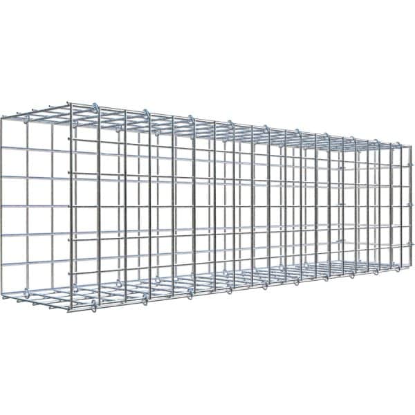 Gabiona C-Ring-Gabione-Anbaukorb Typ 2 30 x 100 x 20 cm Maschenw 5 x 5 cm