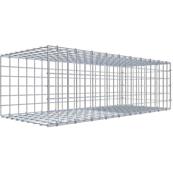Gabiona C-Ring-Gabione-Anbaukorb Typ 2 30 x 100 x 40 cm Maschenw 5 x 5 cm