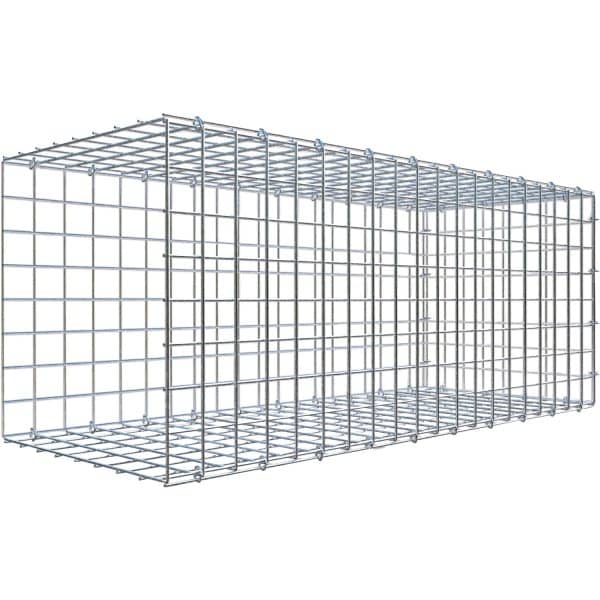 Gabiona C-Ring-Gabione-Anbaukorb Typ 2 40 x 100 x 40 cm Maschenw 5 x 5 cm