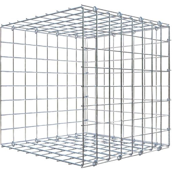 Gabiona C-Ring-Gabione-Anbaukorb Typ 2 40 x 40 x 40 cm Maschenw 5 x 5 cm