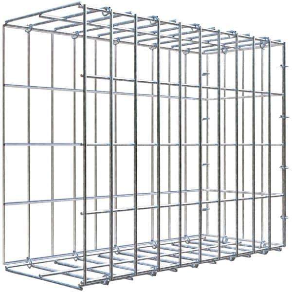 Gabiona C-Ring-Gabione-Anbaukorb Typ 2 40 x 50 x 20 cm Maschenw 5 x 10 cm