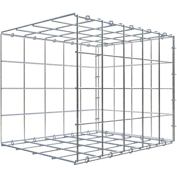 Gabiona C-Ring-Gabione-Anbaukorb Typ 2 40 x 50 x 40 cm Maschenw 10 x 10 cm