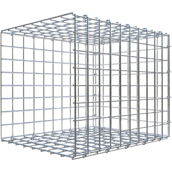 Gabiona C-Ring-Gabione-Anbaukorb Typ 2 40 x 50 x 40 cm Maschenw 5 x 5 cm