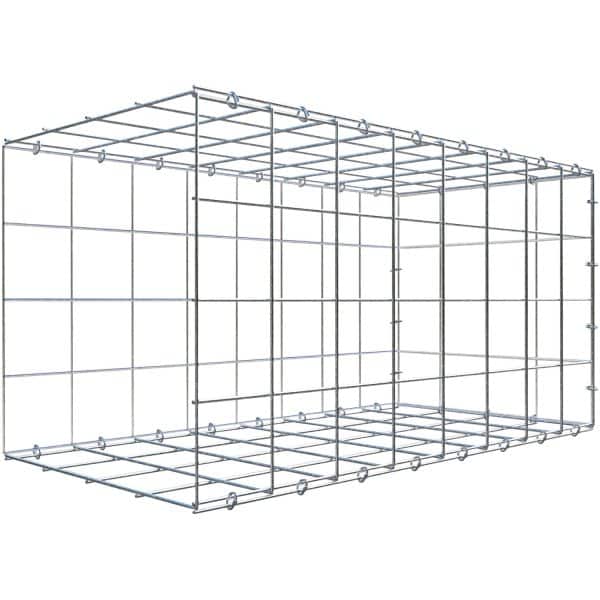 Gabiona C-Ring-Gabione-Anbaukorb Typ 2 40 x 80 x 40 cm Maschenw 10 x 10 cm