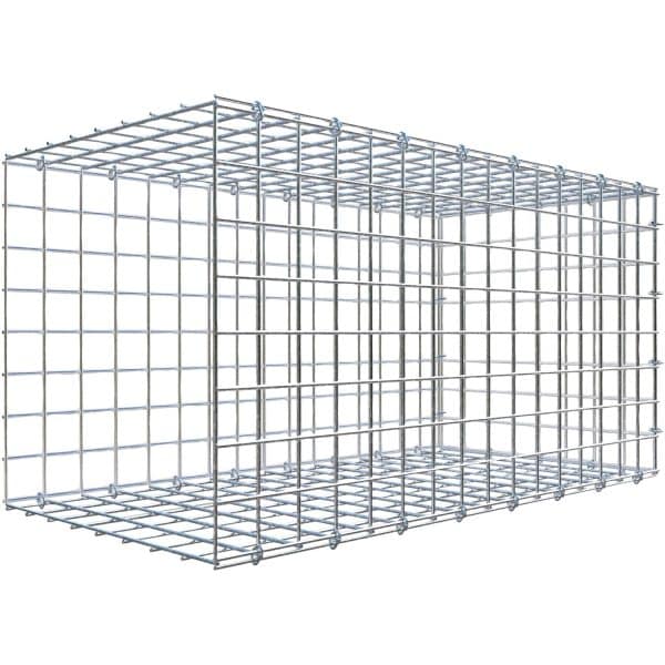 Gabiona C-Ring-Gabione-Anbaukorb Typ 2 40 x 80 x 40 cm Maschenw 5 x 5 cm