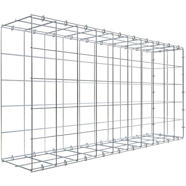 Gabiona C-Ring-Gabione-Anbaukorb Typ 2 50 x 100 x 20 cm Maschenw 10 x 10 cm
