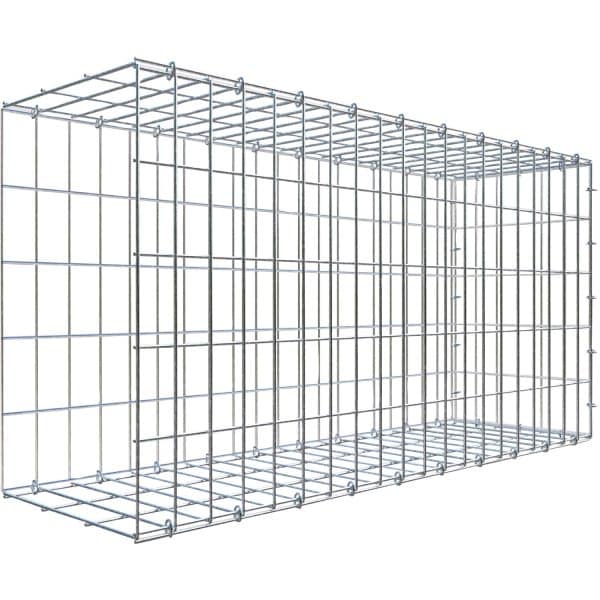 Gabiona C-Ring-Gabione-Anbaukorb Typ 2 50 x 100 x 30 cm Maschenw 5 x 10 cm