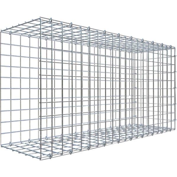 Gabiona C-Ring-Gabione-Anbaukorb Typ 2 50 x 100 x 30 cm Maschenw 5 x 5 cm
