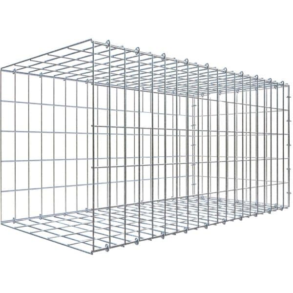 Gabiona C-Ring-Gabione-Anbaukorb Typ 2 50 x 100 x 50 cm Maschenw 5 x 10 cm