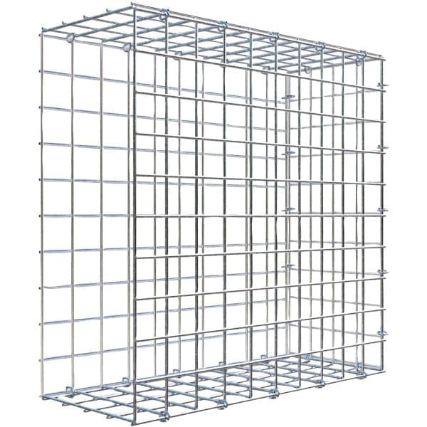 Gabiona C-Ring-Gabione-Anbaukorb Typ 2 50 x 50 x 20 cm Maschenw 5 x 5 cm
