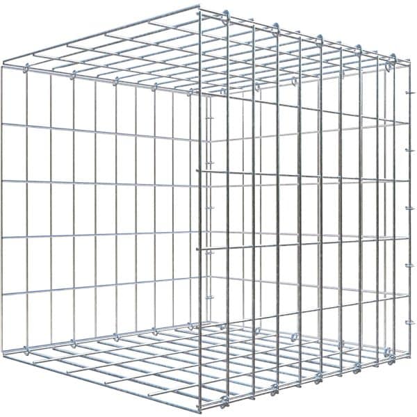 Gabiona C-Ring-Gabione-Anbaukorb Typ 2 50 x 50 x 50 cm Maschenw 5 x 10 cm