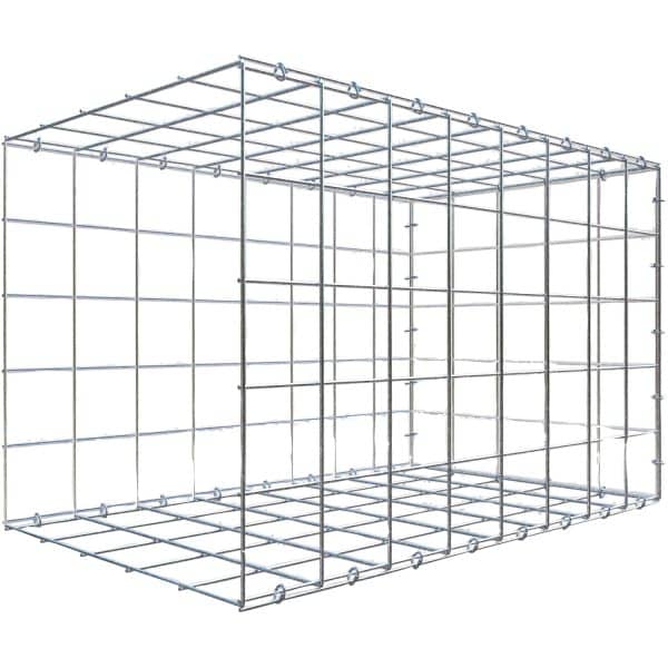 Gabiona C-Ring-Gabione-Anbaukorb Typ 2 50 x 80 x 50 cm Maschenw 10 x 10 cm