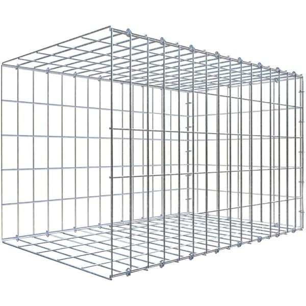 Gabiona C-Ring-Gabione-Anbaukorb Typ 2 50 x 80 x 50 cm Maschenw 5 x 10 cm