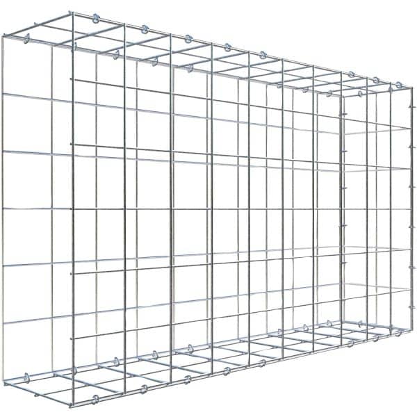 Gabiona C-Ring-Gabione-Anbaukorb Typ 2 60 x 100 x 20 cm Maschenw 10 x 10 cm