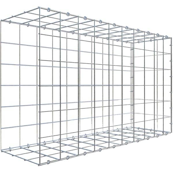 Gabiona C-Ring-Gabione-Anbaukorb Typ 2 60 x 100 x 30 cm Maschenw 10 x 10 cm