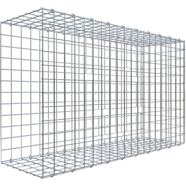 Gabiona C-Ring-Gabione-Anbaukorb Typ 2 60 x 100 x 30 cm Maschenw 5 x 5 cm