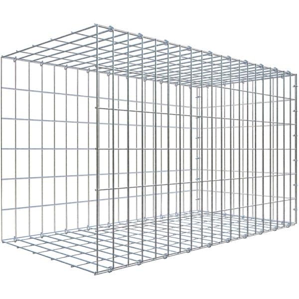 Gabiona C-Ring-Gabione-Anbaukorb Typ 2 60 x 100 x 50 cm Maschenw 5 x 10 cm