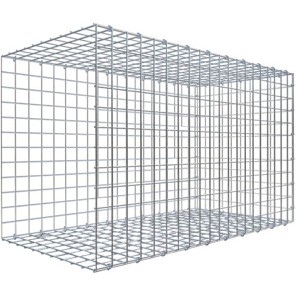 Gabiona C-Ring-Gabione-Anbaukorb Typ 2 60 x 100 x 50 cm Maschenw 5 x 5 cm