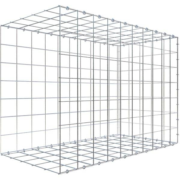 Gabiona C-Ring-Gabione-Anbaukorb Typ 2 70 x 100 x 50 cm Maschenw 10 x 10 cm