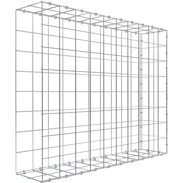 Gabiona C-Ring-Gabione-Anbaukorb Typ 2 80 x 100 x 20 cm Maschenw 10 x 10 cm