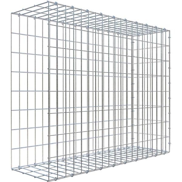 Gabiona C-Ring-Gabione-Anbaukorb Typ 2 80 x 100 x 30 cm Maschenw 5 x 10 cm