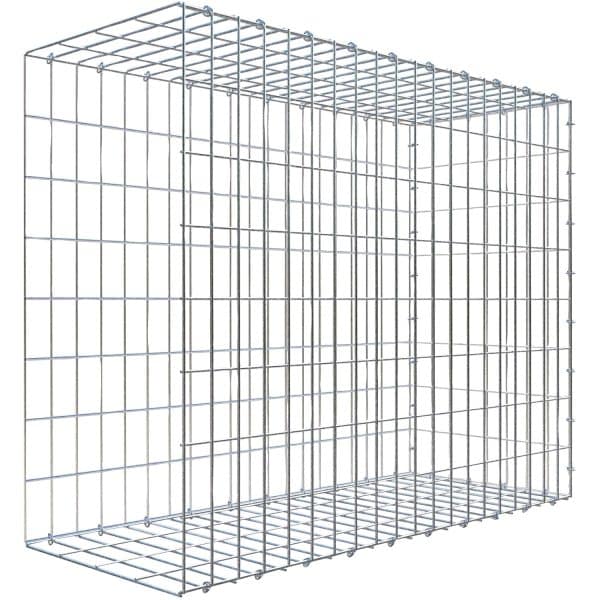 Gabiona C-Ring-Gabione-Anbaukorb Typ 2 80 x 100 x 40 cm Maschenw 5 x 10 cm