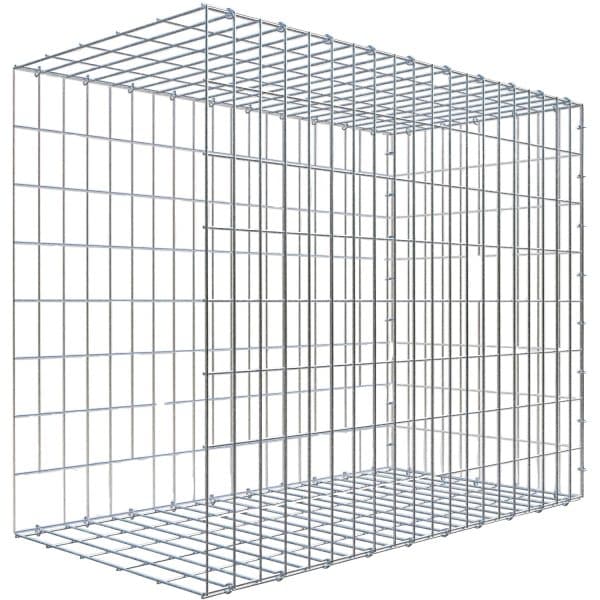 Gabiona C-Ring-Gabione-Anbaukorb Typ 2 80 x 100 x 50 cm Maschenw 5 x 10 cm