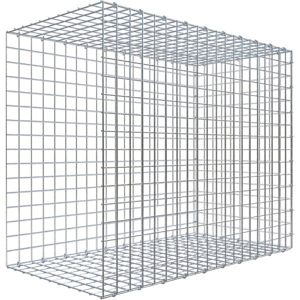 Gabiona C-Ring-Gabione-Anbaukorb Typ 2 80 x 100 x 50 cm Maschenw 5 x 5 cm