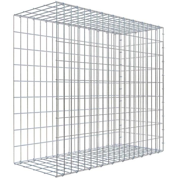 Gabiona C-Ring-Gabione-Anbaukorb Typ 2 90 x 100 x 40 cm Maschenw 5 x 10 cm
