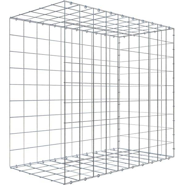 Gabiona C-Ring-Gabione-Anbaukorb Typ 2 90 x 100 x 50 cm Maschenw 10 x 10 cm