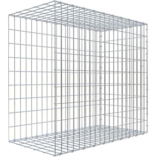 Gabiona C-Ring-Gabione-Anbaukorb Typ 2 90 x 100 x 50 cm Maschenw 5 x 10 cm