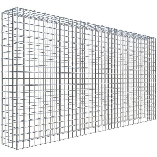 Gabiona C-Ring-Gabione-Anbaukorb Typ 3 100 x 200 x 20 cm Maschenw 5 x 5 cm