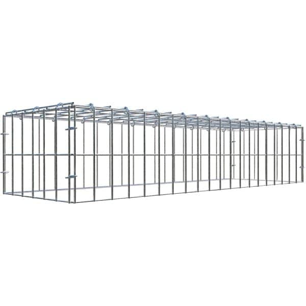 Gabiona C-Ring-Gabione-Anbaukorb Typ 3 20 x 100 x 30 cm Maschenw 5 x 10 cm