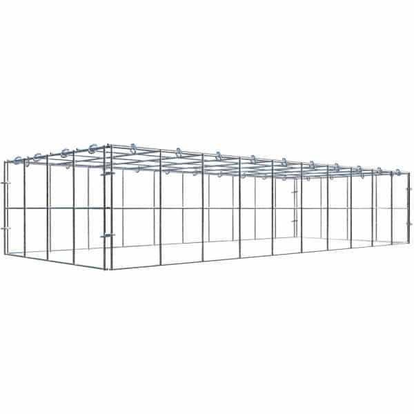 Gabiona C-Ring-Gabione-Anbaukorb Typ 3 20 x 100 x 40 cm Maschenw 10 x 10 cm