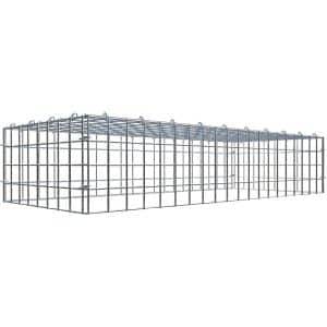 Gabiona C-Ring-Gabione-Anbaukorb Typ 3 20 x 100 x 40 cm Maschenw 5 x 5 cm