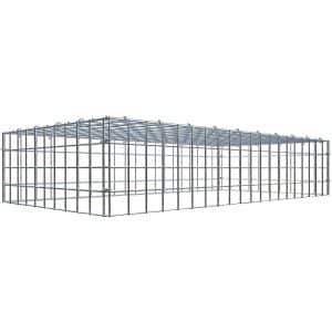 Gabiona C-Ring-Gabione-Anbaukorb Typ 3 20 x 100 x 50 cm Maschenw 5 x 5 cm
