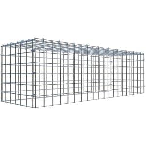 Gabiona C-Ring-Gabione-Anbaukorb Typ 3 30 x 100 x 30 cm Maschenw 5 x 5 cm