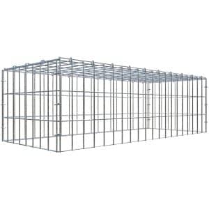 Gabiona C-Ring-Gabione-Anbaukorb Typ 3 30 x 100 x 40 cm Maschenw 5 x 10 cm